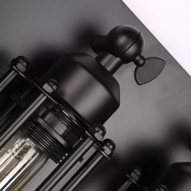 American Wrought Iron Loft Aisle Restaurant Bar Wall Lights Creative Retro Industrial Style Wall Lamps