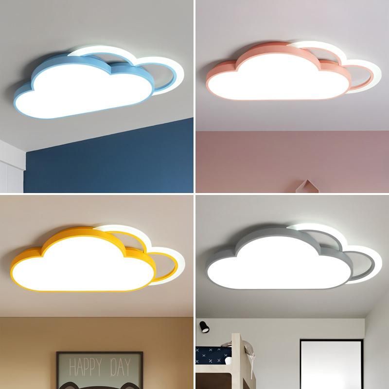 Baby Room Double Cloud Cute Style LED Ceiling Lighting