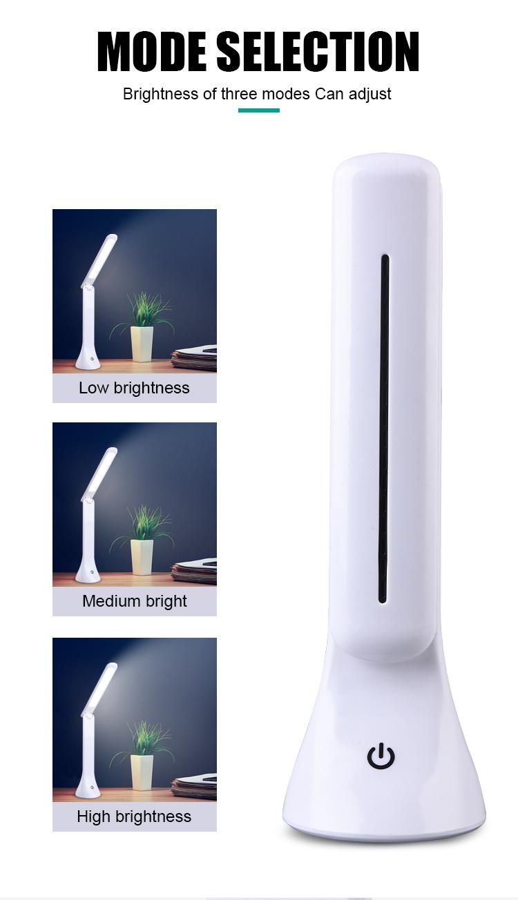 2022 New Arrival Battery Power Dimming Folding Table Lamp