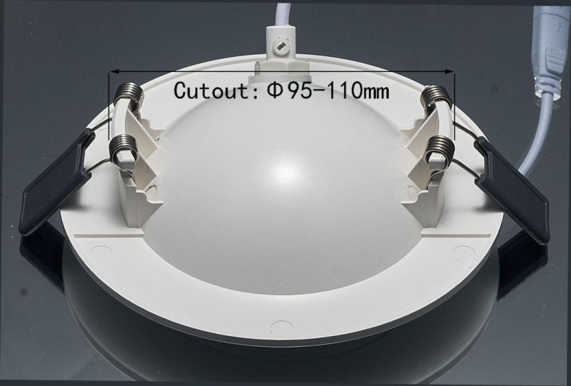 PBT Material Direction 360 Degree Adjustable LED Downlight Spot Light Gimbal Panel Ceiling Recessed Down Light