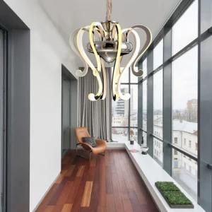 Modern Gold Stainless Ceiling Light LED Pendant Chandelier for Home