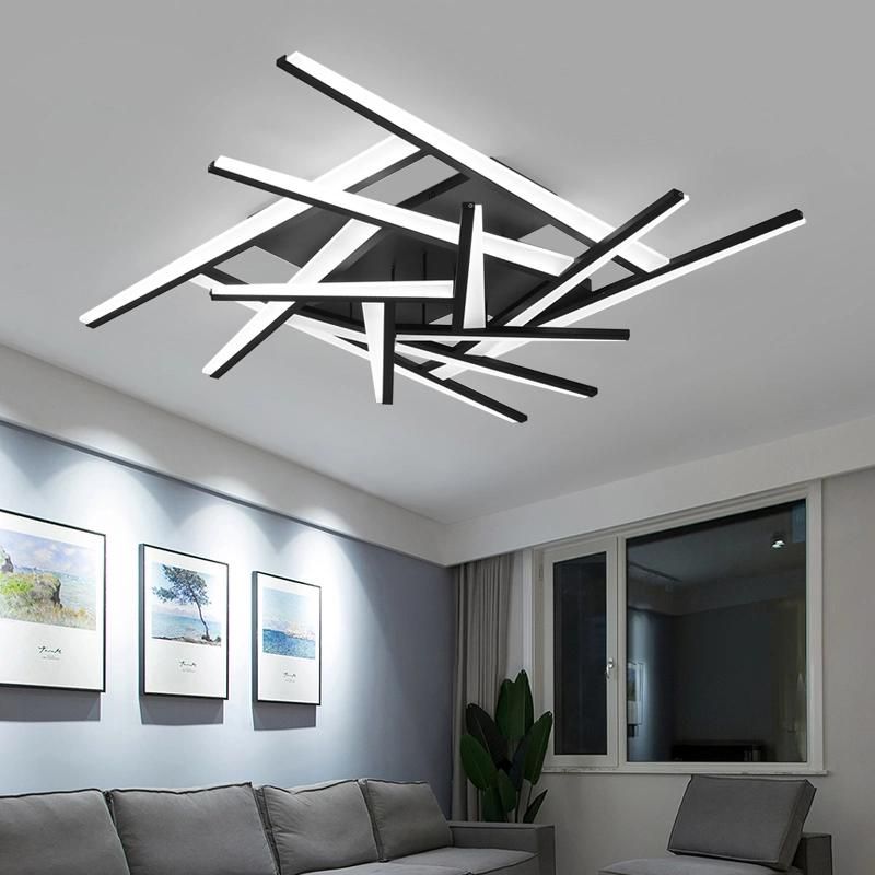 Zhongshan 68W Remote Control Wholesale Modern Acrylic LED Ceiling Light for Living Room