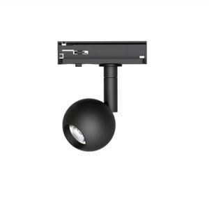 Foshan Commercial Black Colour Lighting Fixture Adjustable Mount Stage Tracklight