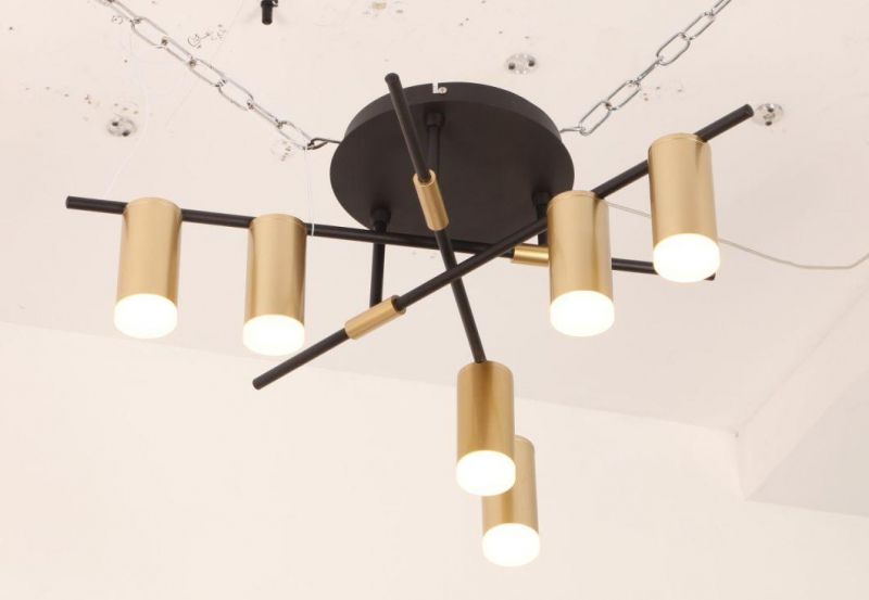 Masivel Factory Nordic Simple Style Lights Modern Decorativon Minimalist Brass Metal Ceiling Light