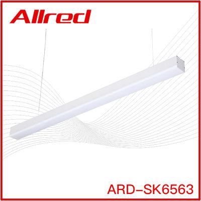 Dali Suspended Recessed Fixture LED Linear Light Linkable System Surface Suspended Ceiling Pendant Aluminum Housing Linear Light