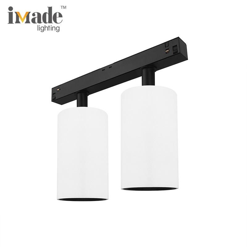 Magnetic Warm White Euro Modern Spotlight Ceiling Showroom Living Room LED Track Light