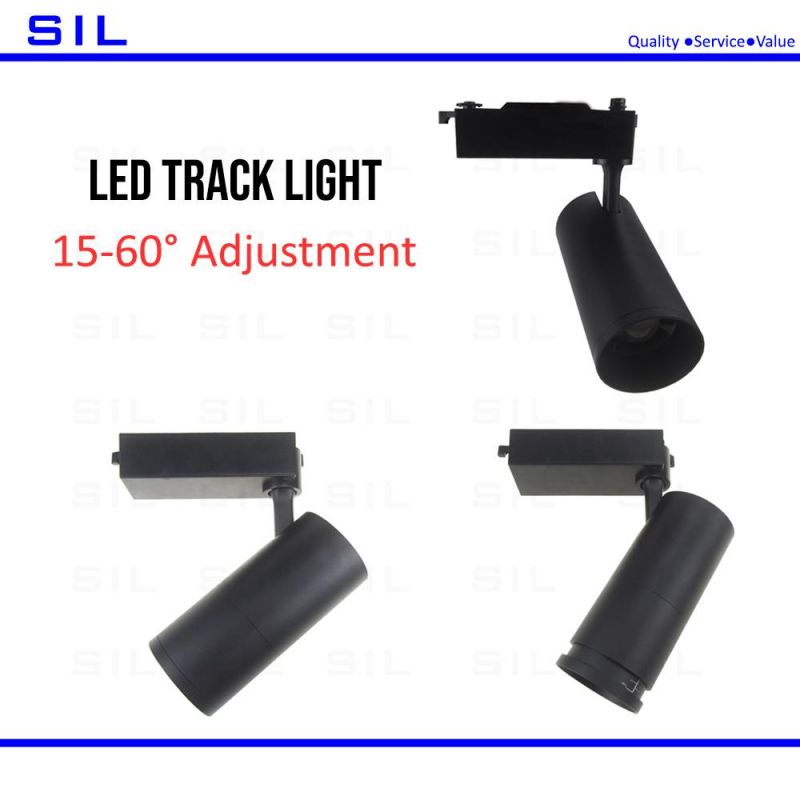 Sil Manufacturer LED Track Light Shop Store Spot-It Commercial Rail Lighting Tracks COB Lamp 40W LED Dali LED Light Spot Track LED Track Lights