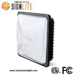 ETL FCC Gas Station 100W LED Canopy with 5years Warranty