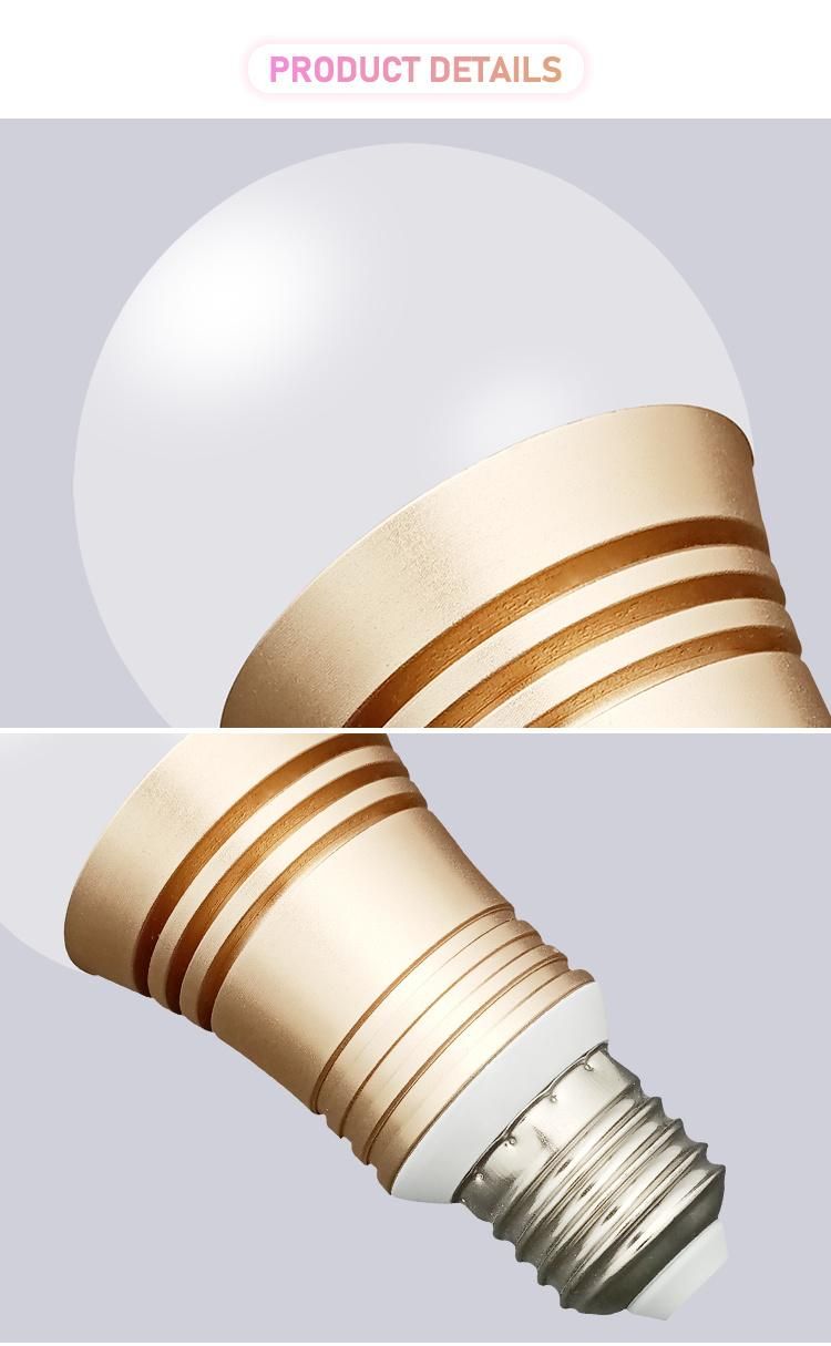 7W Round PC+Aluminum Smart Bulb Work with Homekit