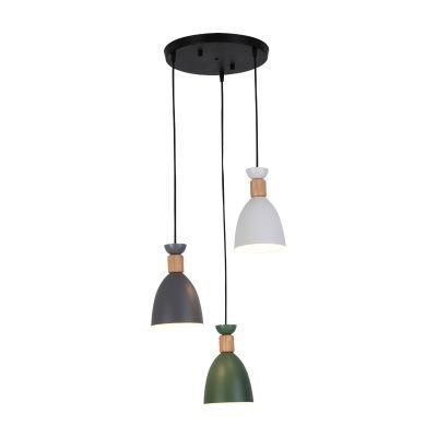 Dafangzhou 48W Light China Capiz Chandelier Manufacturer LED Linear Lighting Garden Style Hanging Pendant Lamp Applied in Study Room