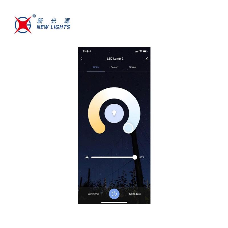 Wholesale CCT Dimmable T8 LED Fluorescent Tubes Light Bluetooth LED Tube Light Sapp Control Smart T8 LED Tube