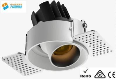 Trimless Ceiling Spotlight Series LED Dimmable COB Down Lights 15W