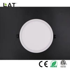 Epistar SMD2835 18W Narrow Edge Recessed Round LED Panel Light Ce/ETL/UL