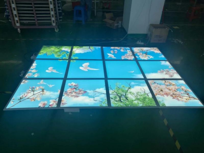 2021 Factory Price Artificial Skylight LED Blue Sky Ceiling LED Light Panel 600X600mm 1200X600mm