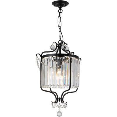 Hanging Lamp American Black Pendant Lighting Luxury Modern Chandelier for Living Room