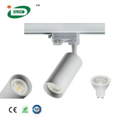 Warm Ambience Home Decorative Modern LED Track Light Fixture GU10 MR16 Spot Lighting Housing Adjustable 3phase Europe Lamp