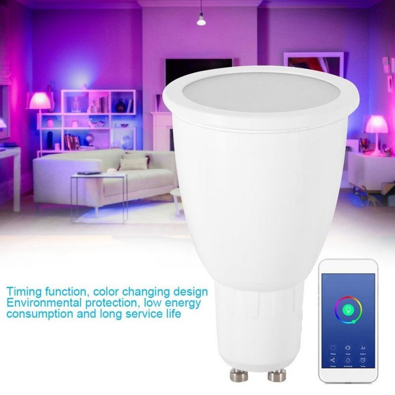 LED Spotlight Wireless LED Lamp 6W MR16 / GU10 LED Bulb Color Change RGB WiFi LED RGB Spotlight