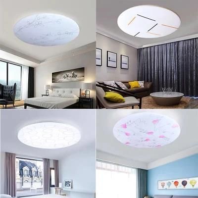 White LED Lamp Ultrathin Round Cover Ceiling Lights Simple Round Bedroom Living Room