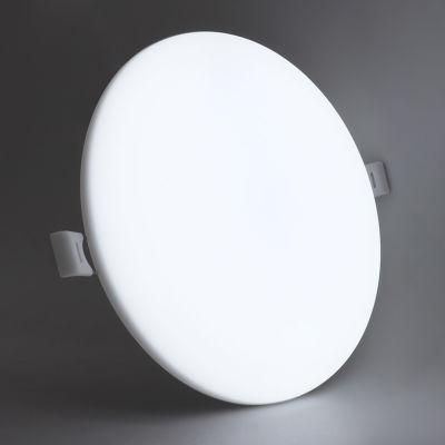 High Lumen 36watt Recessed Ceiling Lamp Round Frameless LED Panel Light 36W