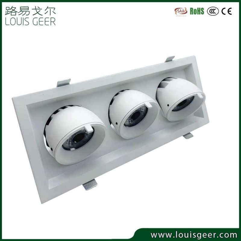 15/24 Degree 36W Orientable Retractable Rotatable Adjustable LED Down Light Downlight LED Trunk Downlight