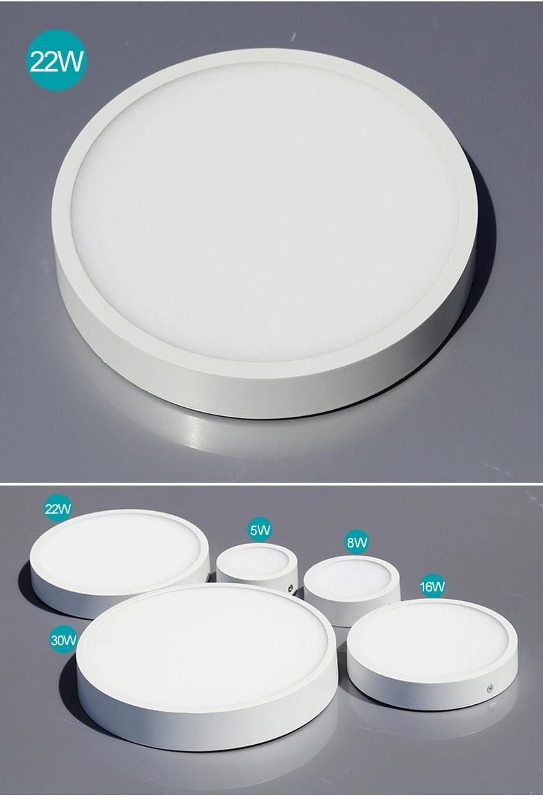 CE RoHS 85-265V Aluminum Surface Mounted LED Panel Light