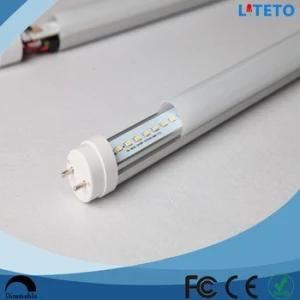 High Quality LED T8 Tube with UL Ce RoHS Approval 1200mm 18W 120lm/W High Brightness IP44 Rating Interior LED Lighting