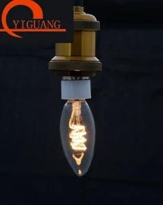 C35 Flexible Filament LED Light Bulb with E27 Screw Base