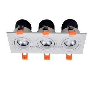 9W 15W 21W 30W Morden Recessed Ceiling Multiple Grille Spot Light I Shape Use in Supermarkets/Home Lighting
