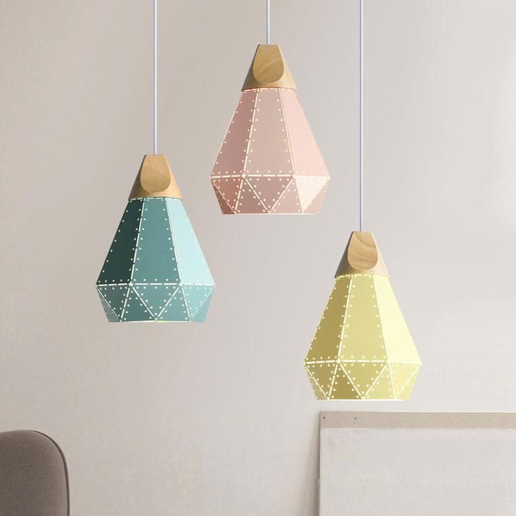 Colorful Nordic Aluminium E27 Pendant Light