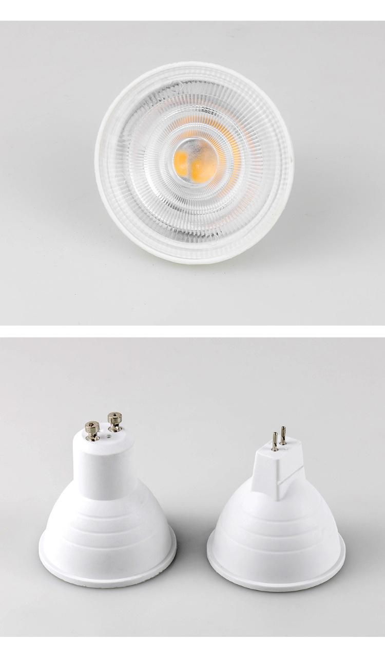 Plastic Downlight GU10 MR16 Gu5.3 LED Spotlight 5W 7W