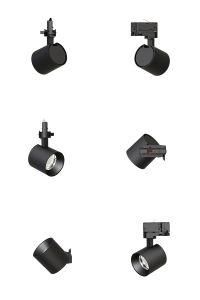 2wire 3wires 4wires Adaptor Adjustable Track Spot Light CRI90 No Flicker LED Track Light