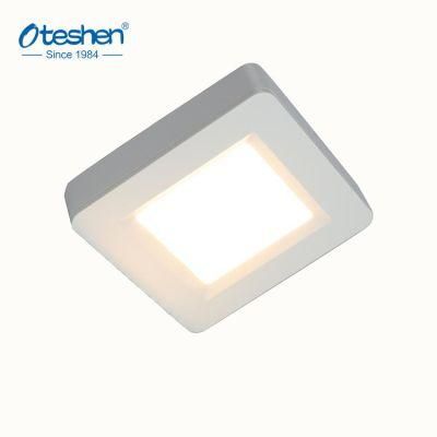 LED Mini Recessed and Surface Mounted Square Under Puck Cabinet Light 2W Kitchen Display Light