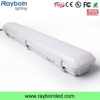 Pure White 1200mm Waterproof Batten Fixture Tri-Proof LED Linear Lamp