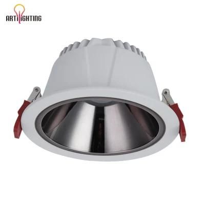 Waterproof Recessed Round Shape Anti-Glare Down Spot LED Light Ceiling Lighting