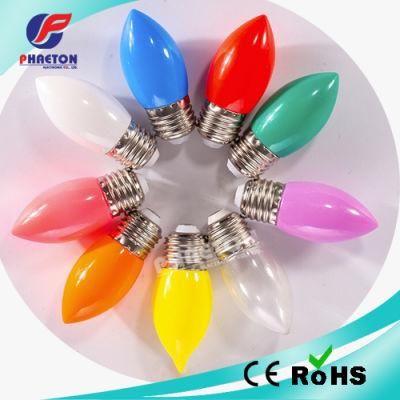 Color 1W 3W Candle Holiday Christmas Light LED Bulb