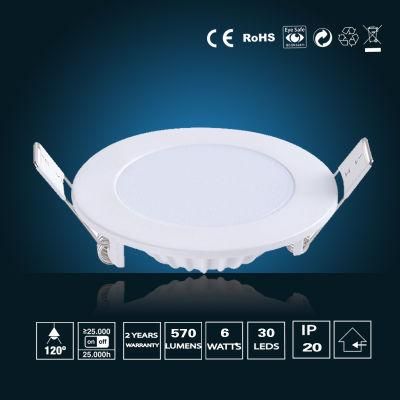 6W LED Panel Light &phi; 120*16mm