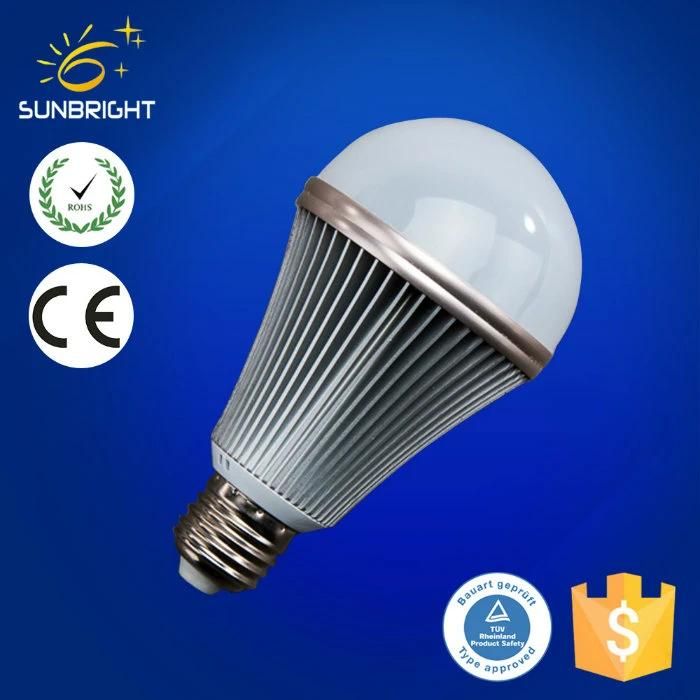 9W E27 Aluminum Alloy LED Light Bulb