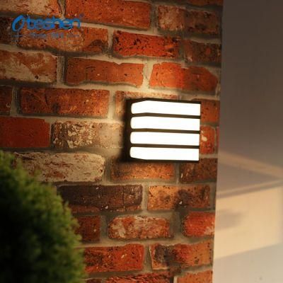 8W IP65 Balcony Outdoor Wall PC Square Garden LED Step Light
