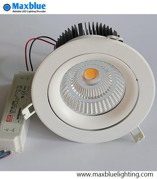 CRI90+ Epistar COB Triac/0-10V/Dali Dimmable LED Downlight