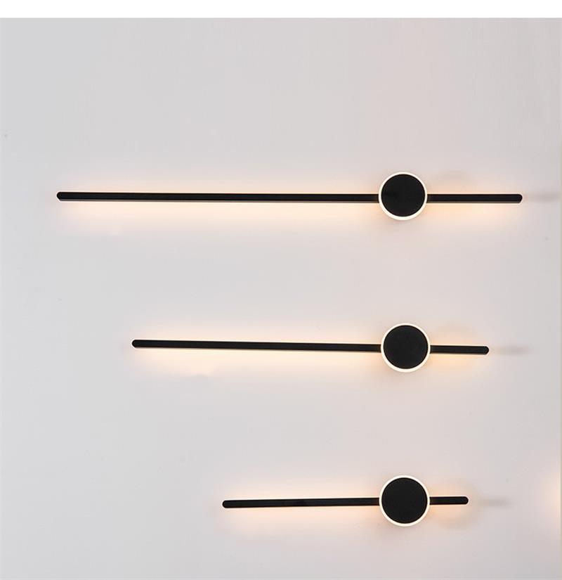 LED Art Wall Lamp Nordic Living Room Modern Minimalist Creative Staircase Aisle Background Wall Decorative Wall Lamp