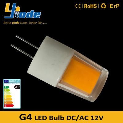 12V 2.5W G4 Bi Pin Capsule LED Mini Bulb Ceramic COB LED Light for Chandelier