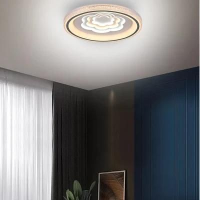 Dafangzhou 180W Light China Nickel Flush Mount Ceiling Light Supplier Light Iron IP33 Rating Round Ceiling Lamp Applied in Kitchen