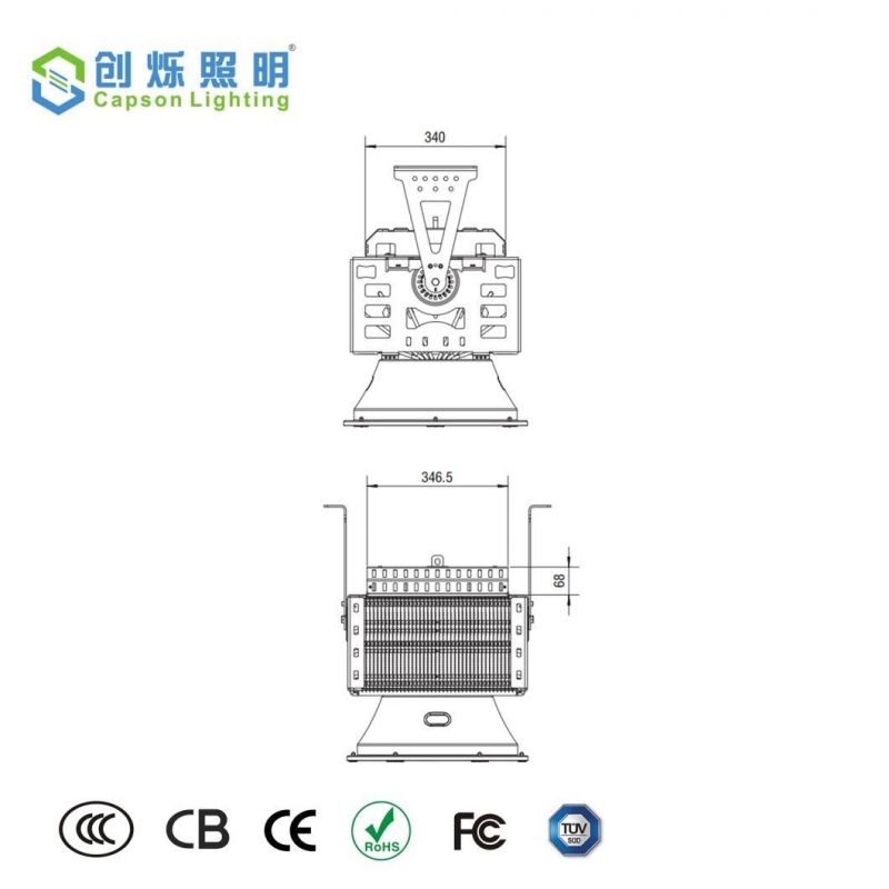 LED High Bay Light Soccer Field Lighting 1000W Best Price LED Sport Stadium Court Lighting 2years Warranty