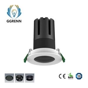 2018 Popular Ce TUV 12W IP54 Anti-Glare Commercial Recessed Ceiling COB LED Spotlight