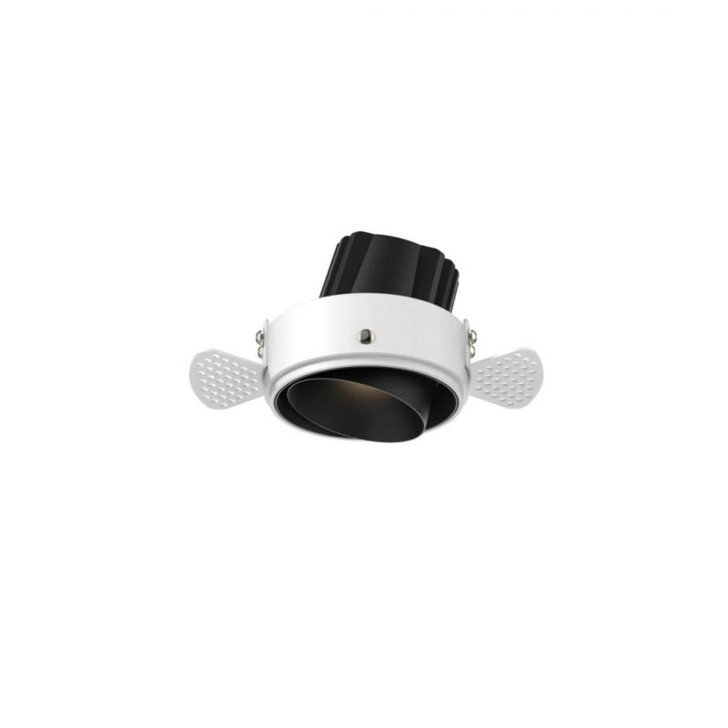 Trimless LED Downlights 10W Recessed Lighting COB Downlight Adjustable LED Ceiling Spotlight Indoor Lighting