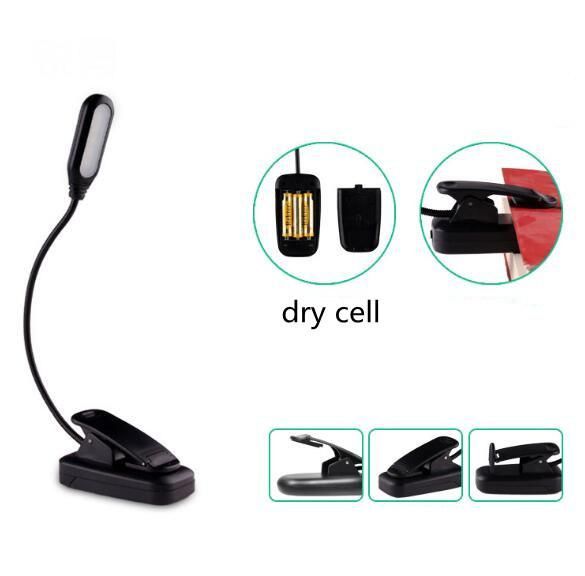 LED Reading Light USB Rechargeable Clip Book Light