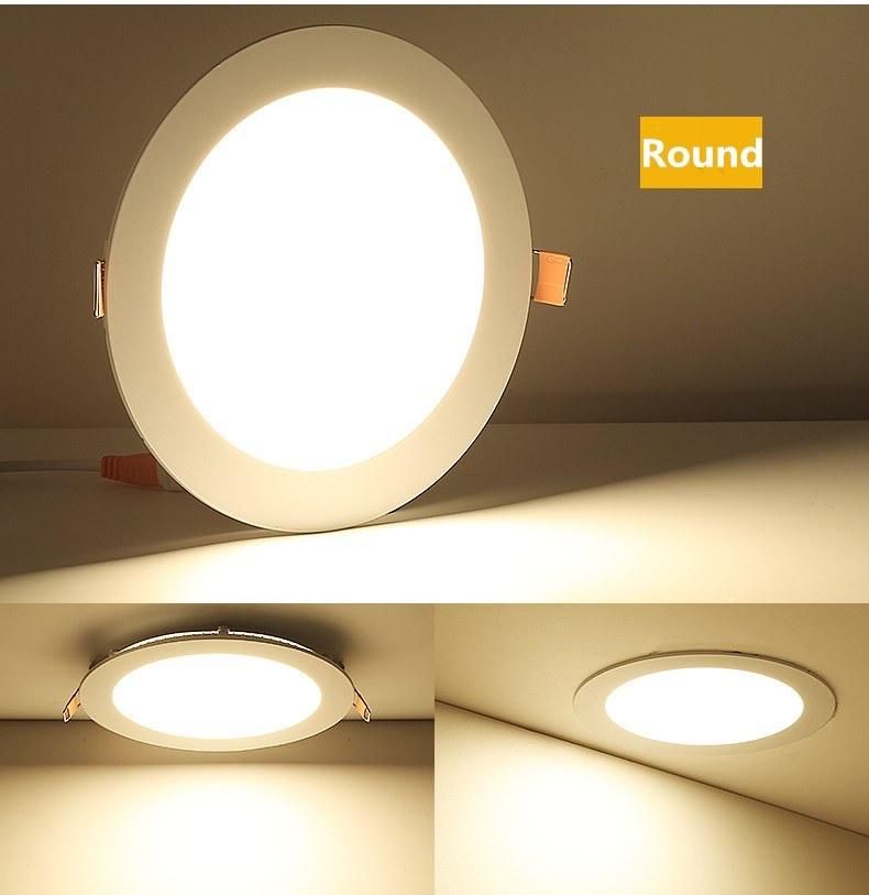 24W Round Ultra Slim Wall Surface Mounted LED Panel Light for LED Ceiling Light &Lighting with Ce RoHS Triac Dimmable