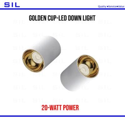 20watt AC85-265V COB Downlight Cylinder Surface Mount LED Down Light