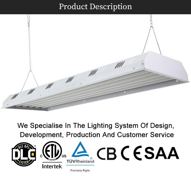 Suspended 4FT LED Linear Highbay Lights with Motion Sensor