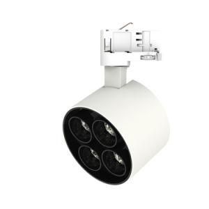 White Flexible Low Voltage Pendant Head 220 Volt Track Lights for Showroom